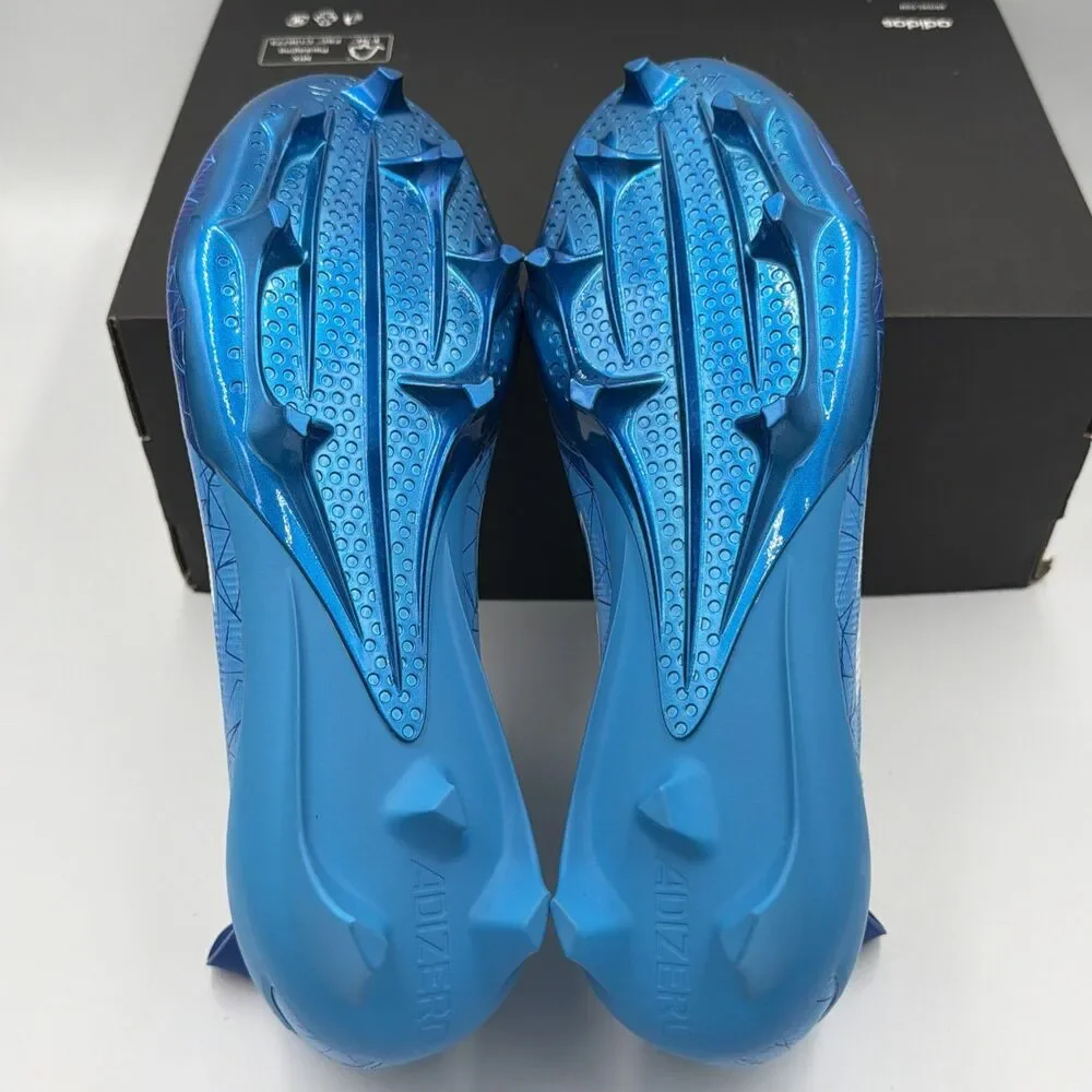 adidas adizero Electric Football Cleats Blue IE8866 Men's Size 8.5